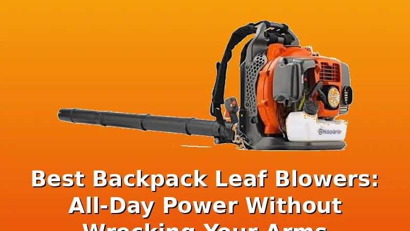 Best Backpack Leaf Blowers: All-Day Power Without Wrecking Your Arms - Limb Hive review with measurements and honest opinion