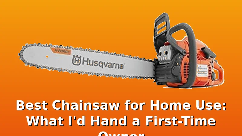 Best Chainsaw for Home Use: What I'd Hand a First-Time Owner - Limb Hive review with measurements and honest opinion