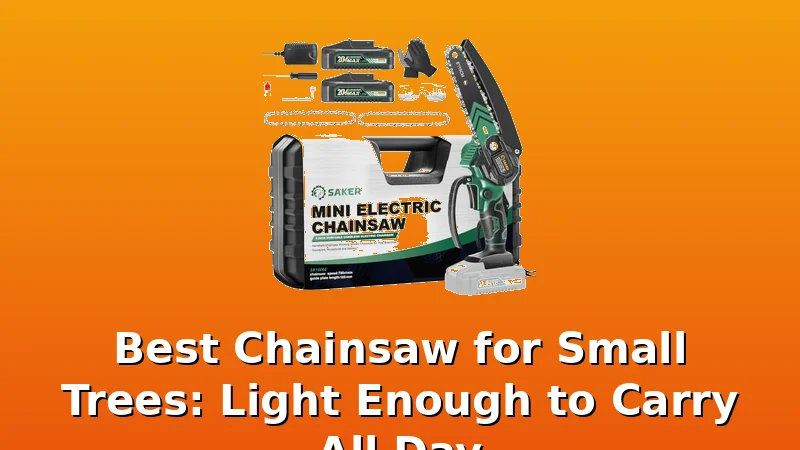 Best Chainsaw for Small Trees: Light Enough to Carry All Day - Limb Hive review with measurements and honest opinion