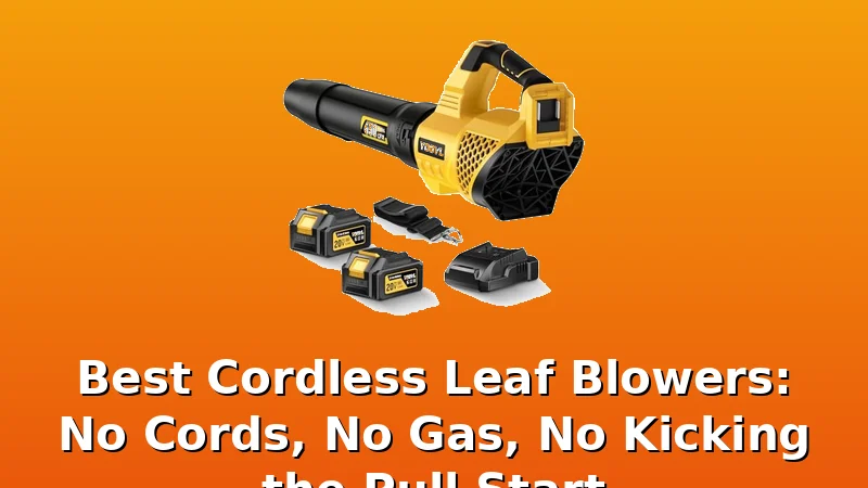 Best Cordless Leaf Blowers: No Cords, No Gas, No Kicking the Pull Start - Limb Hive review with measurements and honest opinion