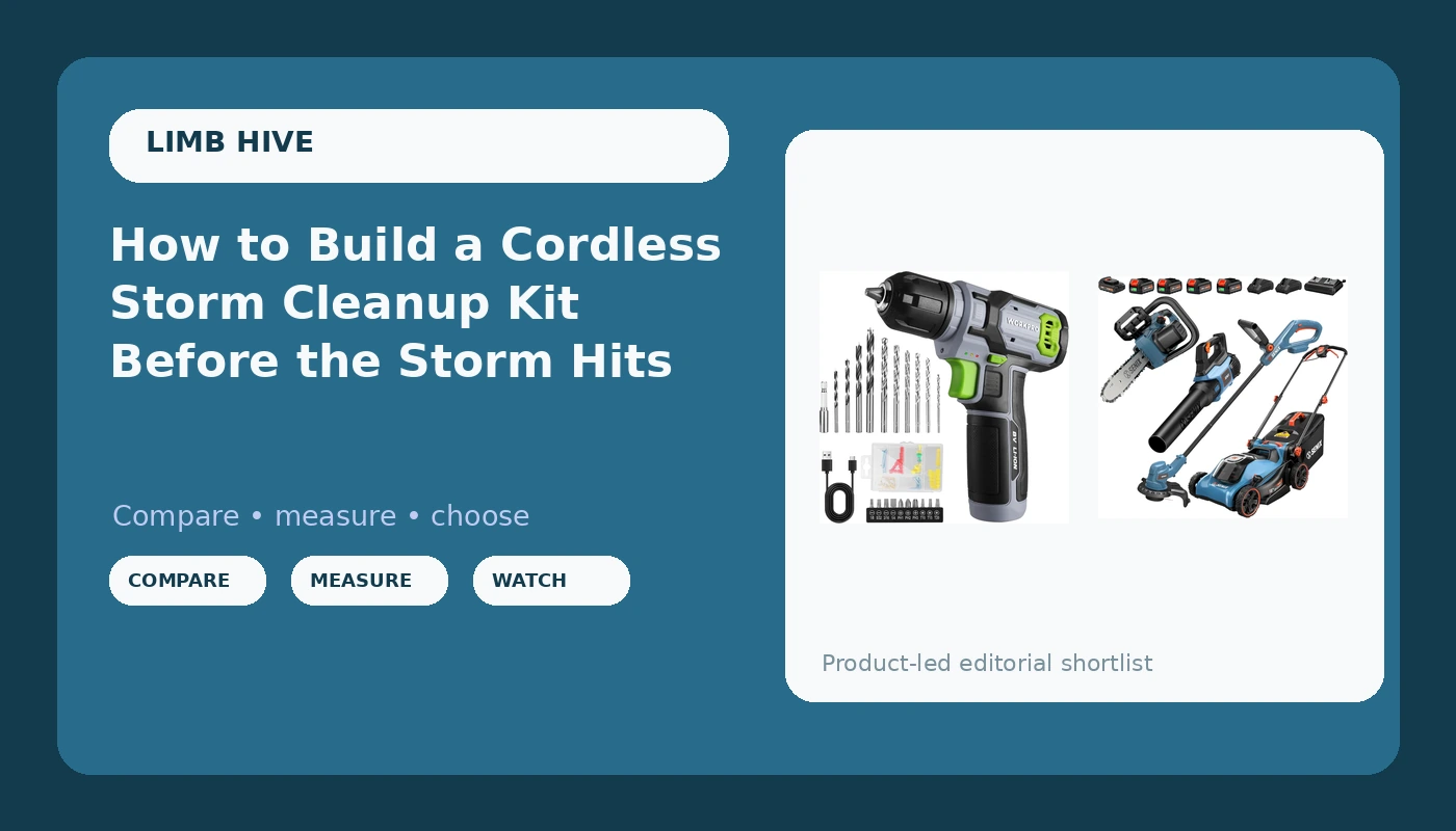 How to Build a Cordless Storm Cleanup Kit Before the Storm Hits