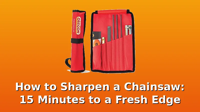 How to Sharpen a Chainsaw: 15 Minutes to a Fresh Edge - Limb Hive review with measurements and honest opinion