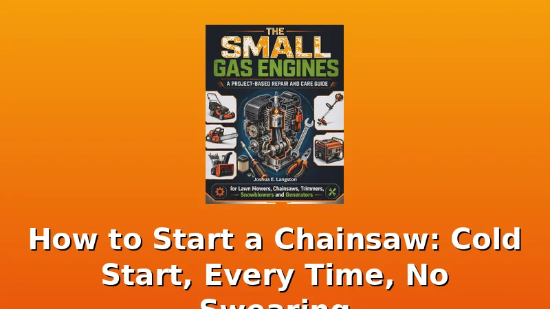 How to Start a Chainsaw: Cold Start, Every Time, No Swearing - Limb Hive review with measurements and honest opinion