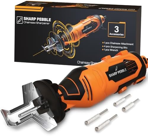 Sharp Pebble Electric Chainsaw Sharpener Kit (B08F6BXVYG)