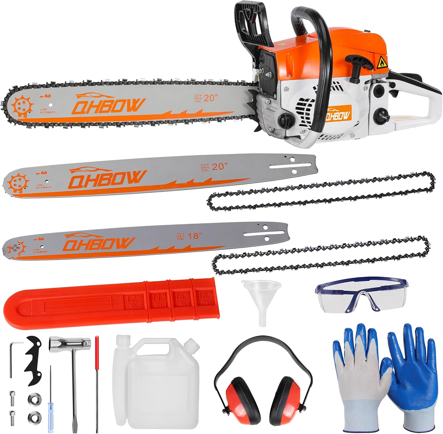 58cc Dual Guide Bar Chainsaw (B0H7Q4M8VK)