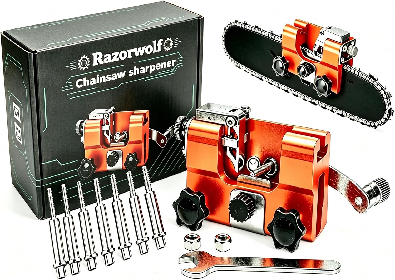 Razorwolf Chainsaw Sharpener (B0H82DDDFB)