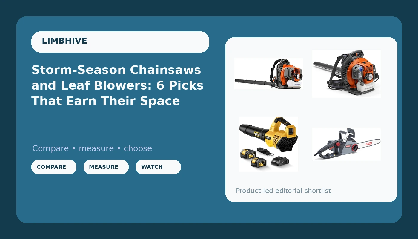 Storm-Season Chainsaws and Leaf Blowers: 6 Picks That Earn Their Space